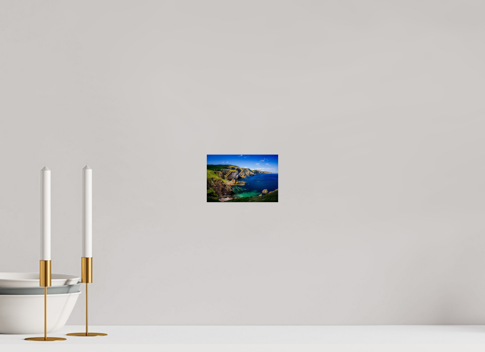 15 x 10 cm, Photo Print On Fuji Crystal DP II Looking west Near St Abbs Head