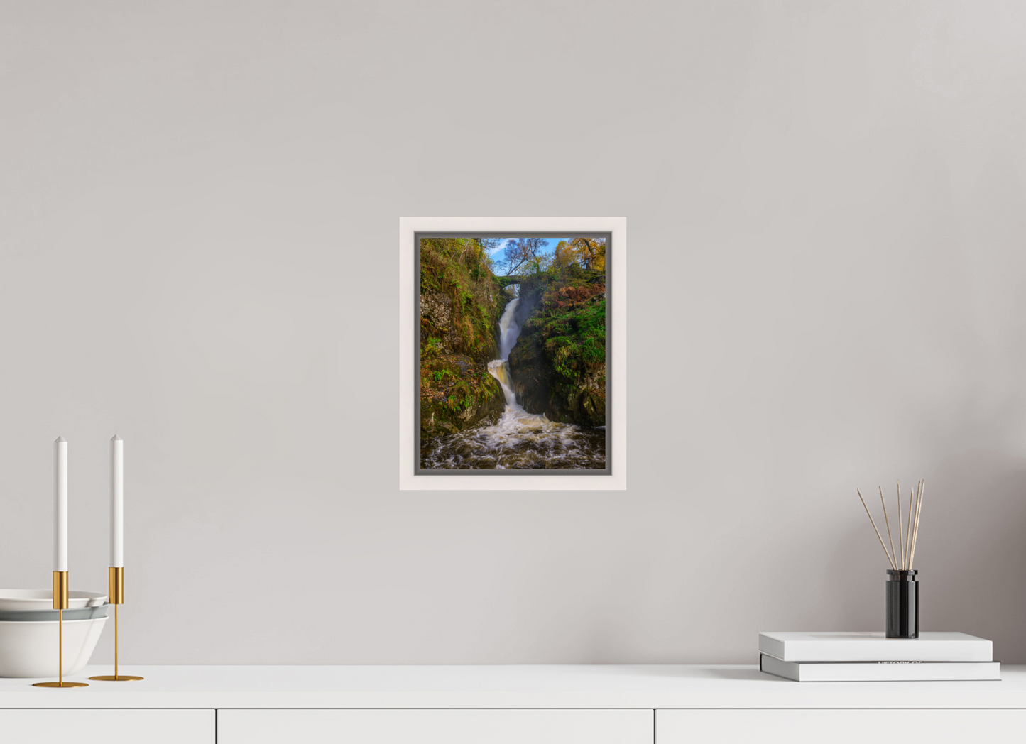 20 x 25 cm, White Frame Aira Force, Nov 2025