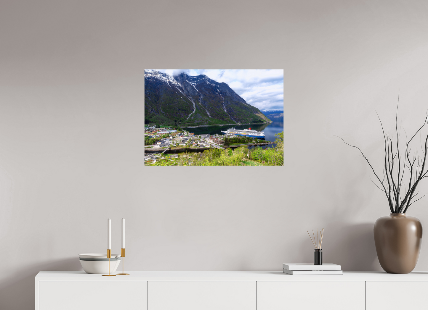 72.1 x 50 cm, Photo Print On Fuji Crystal DP II Borealis in Eindfjord