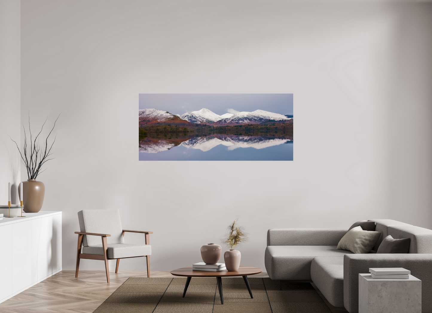 183.7 x 80 cm, Photo Print On Fuji Crystal DP II Derwentwater, January 2018