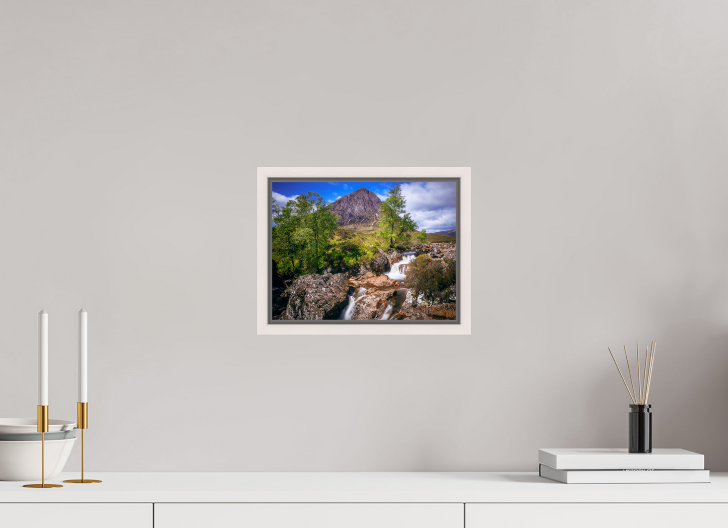 28 x 21 cm, White Frame Buachaille Etive Mòr