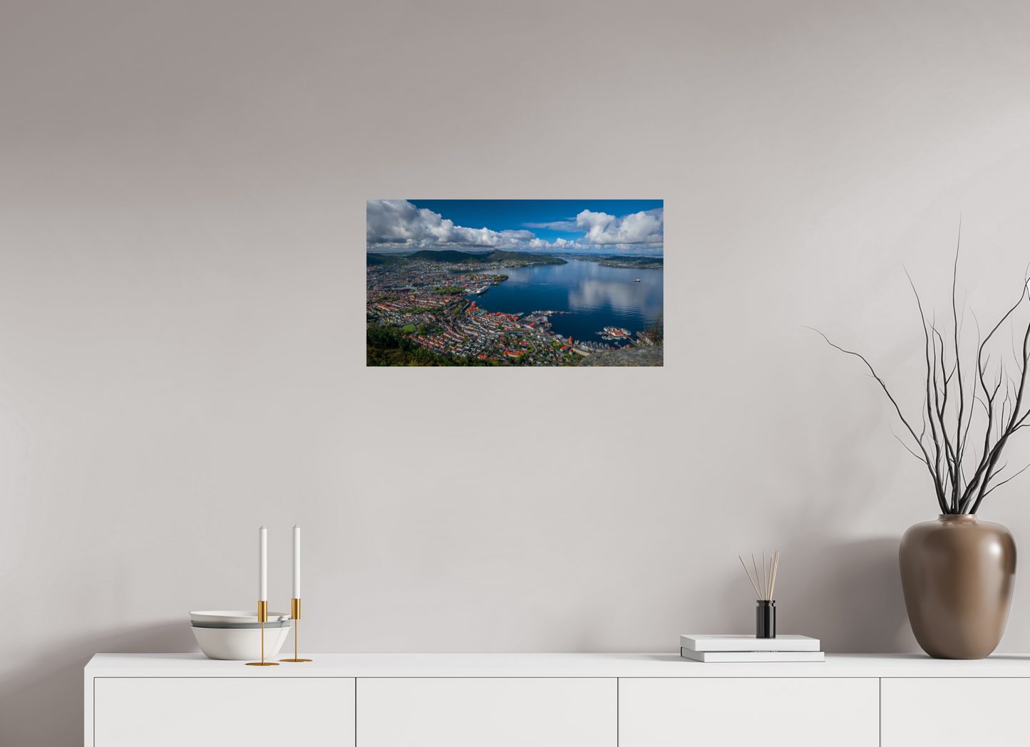 64 x 36 cm, Photo Print On Fuji Crystal DP II Borealis in Bergen