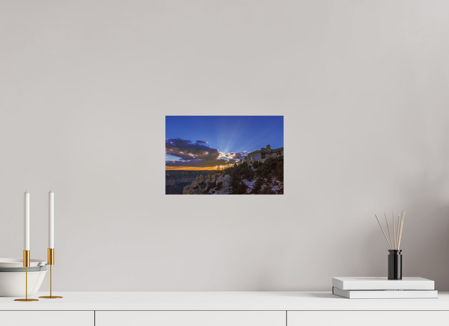 30 x 20 cm, Photo Print On Fuji Crystal DP II North Rim Sunset 2015