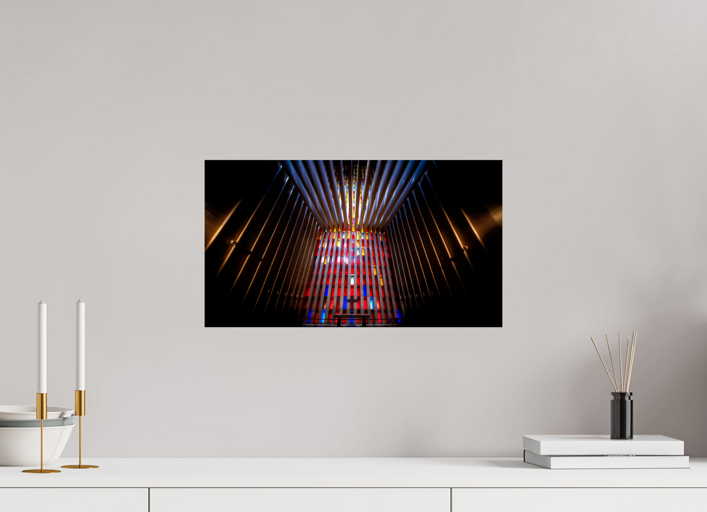 48 x 27 cm, Photo Print On Fuji Crystal DP II Kirkelandet Church