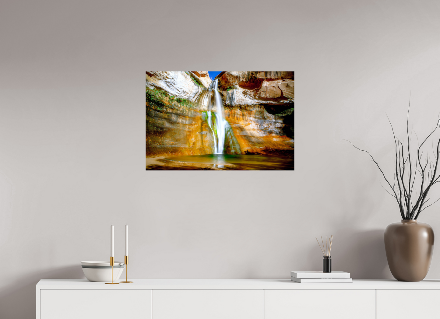 75 x 50 cm, Photo Print On Fuji Crystal DP II Calf Creek Falls