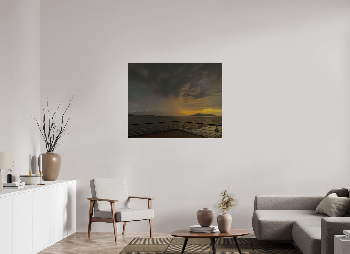 112.5 x 90 cm, Photo Print On Fuji Crystal DP II Molde Squall