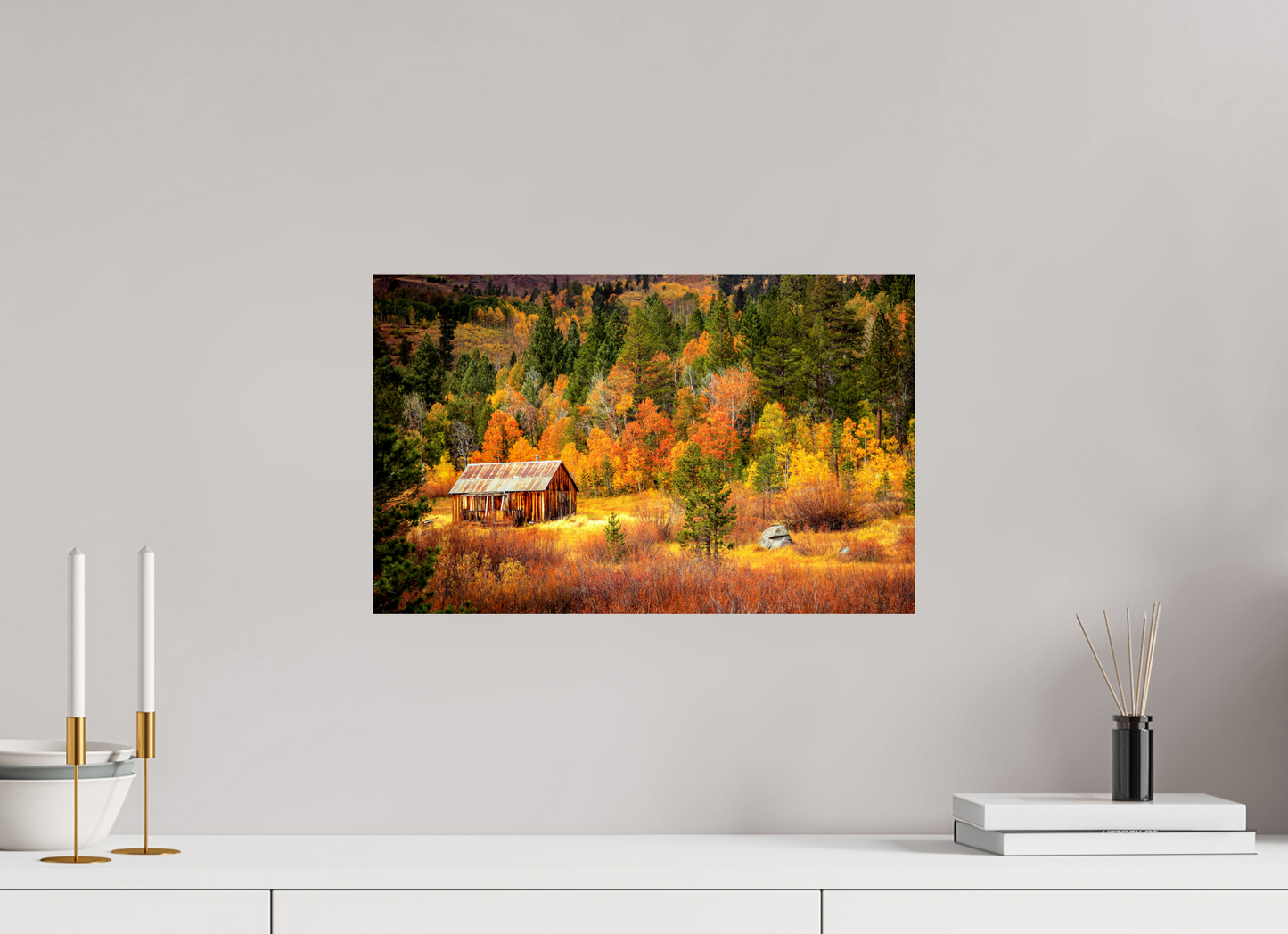 48 x 30 cm, Photo Print On Fuji Crystal DP II Hope Valley Barn