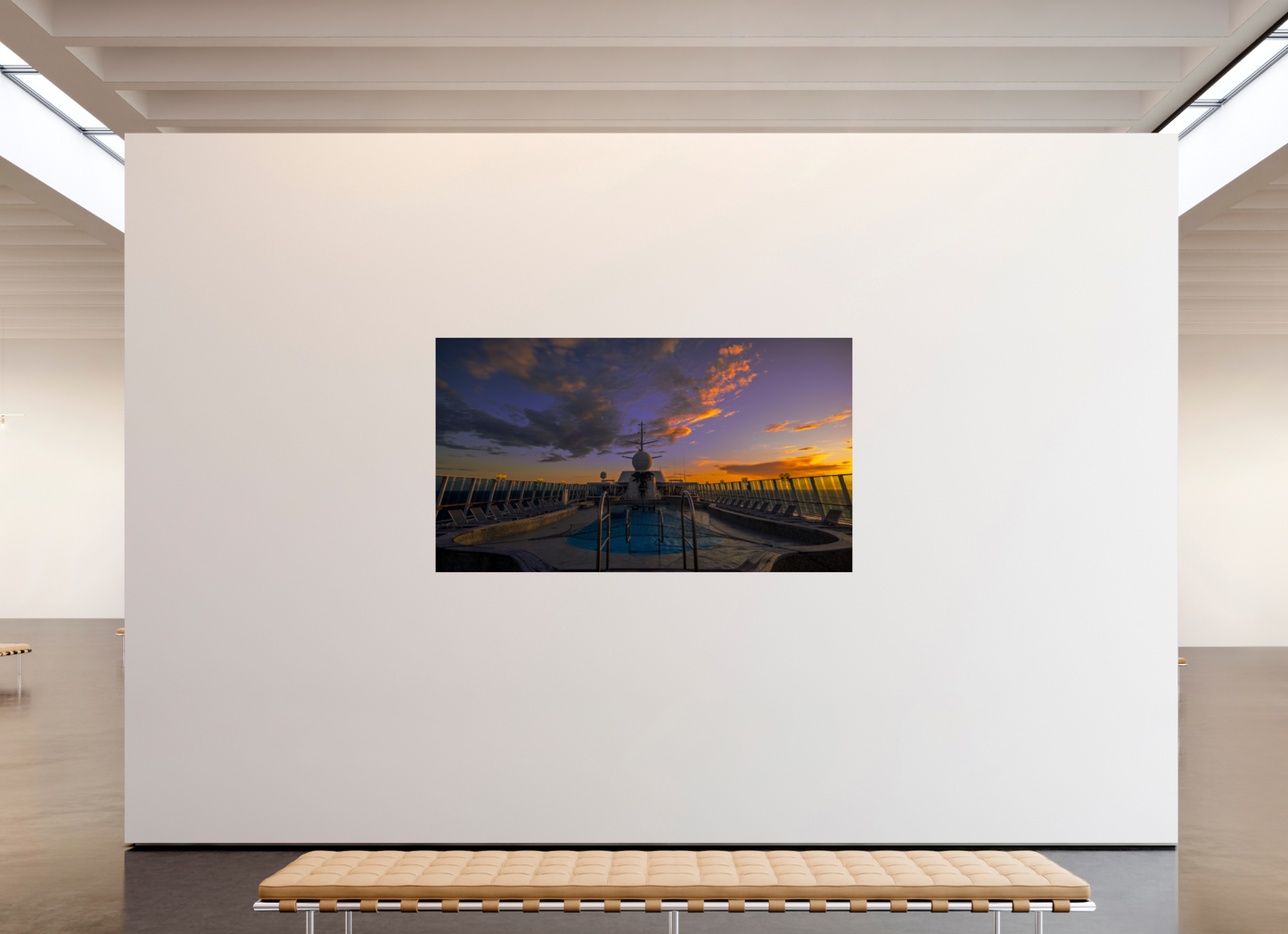 208 x 117 cm, Photo Print On Fuji Crystal DP II Balmoral Sunset