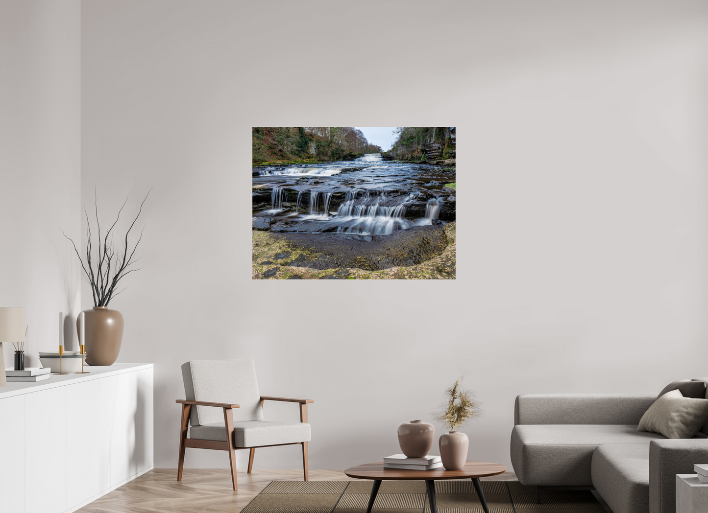 120 x 90 cm, Photo Print On Fuji Crystal DP II Lower Aysgarth Falls