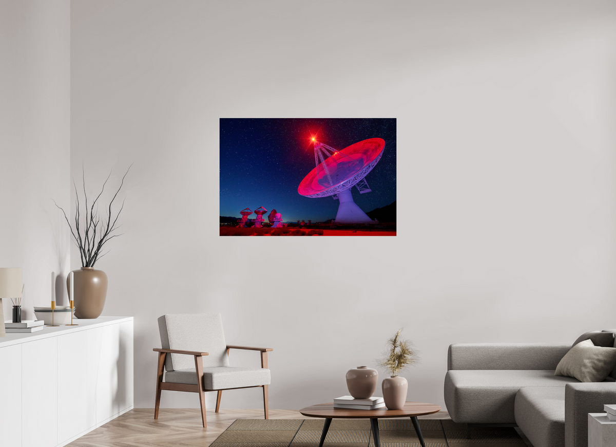 120 x 80 cm, Photo Print On Fuji Crystal DP II Owens Valley Radio Telescope