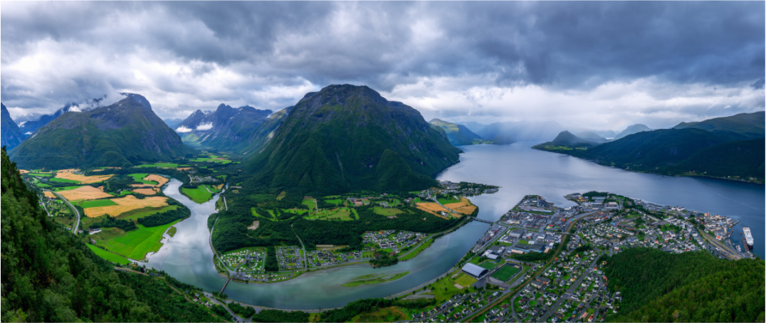 Main image Andalsnes View from the Rampestreken
