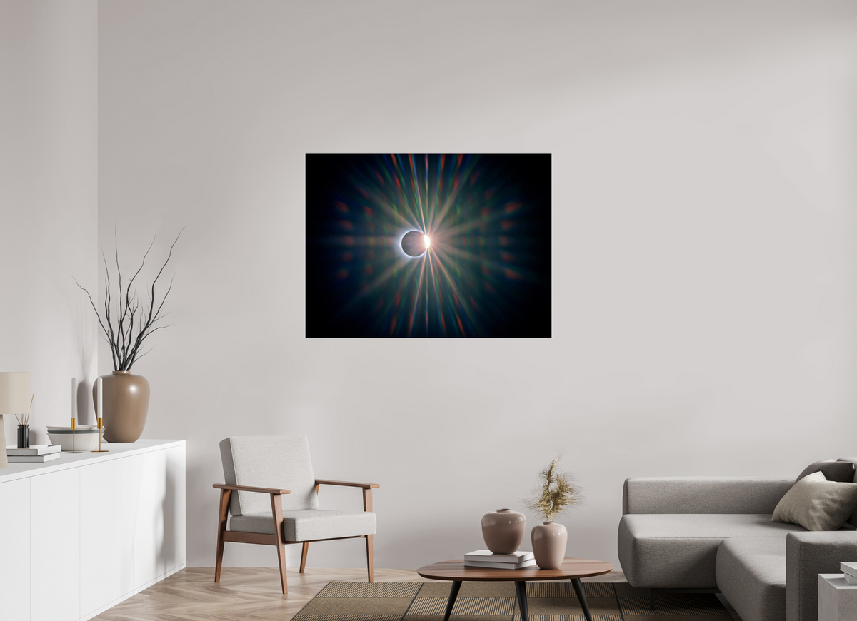 120 x 90 cm, Photo Print On Fuji Crystal DP II Diffraction Diamond Ring