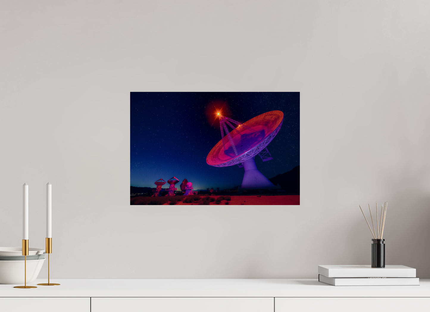 45 x 30 cm, Photo Print On Fuji Crystal DP II Owens Valley Telescope