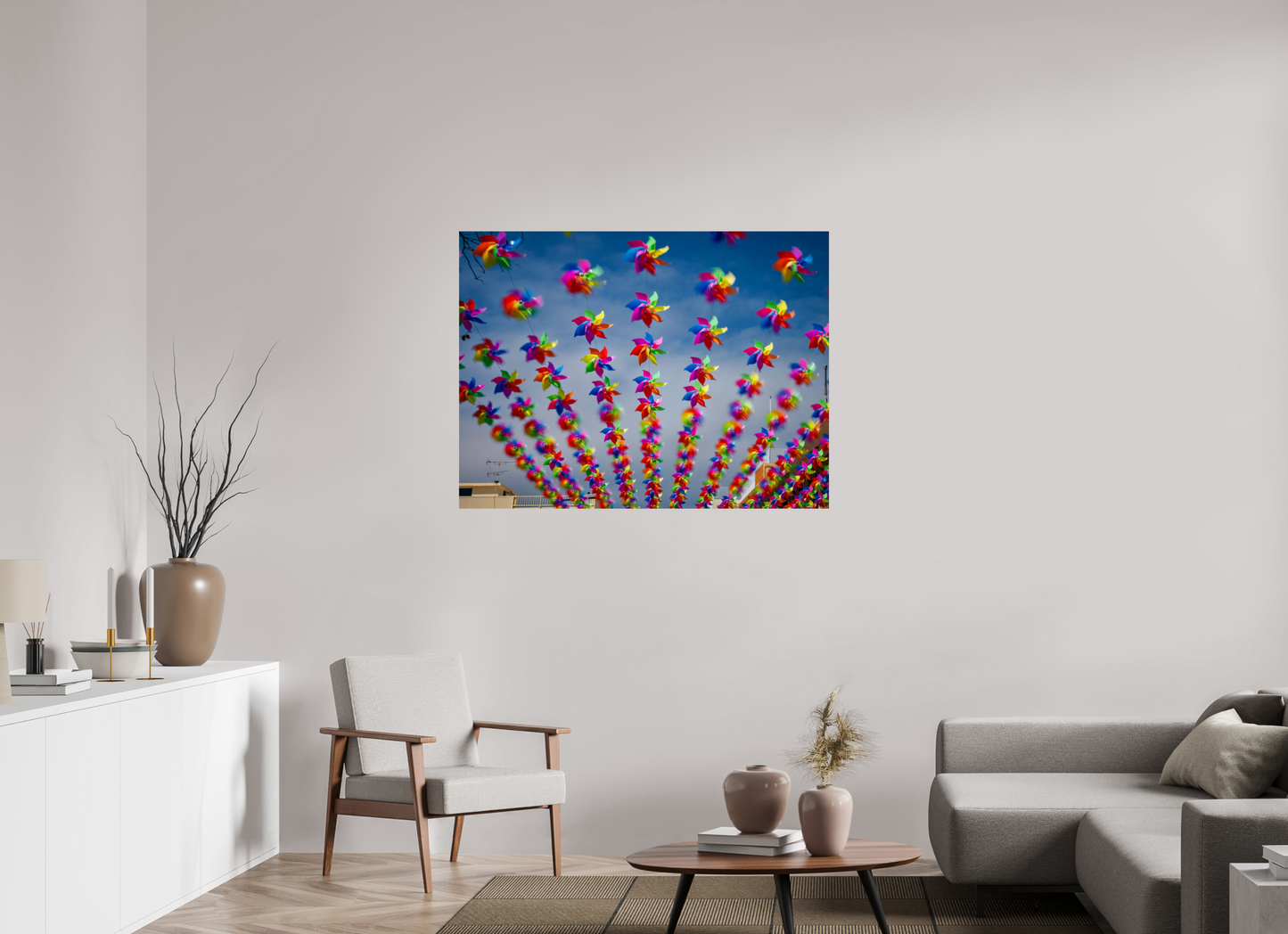120 x 90 cm, Photo Print On Fuji Crystal DP II Cheung Chau Windmills