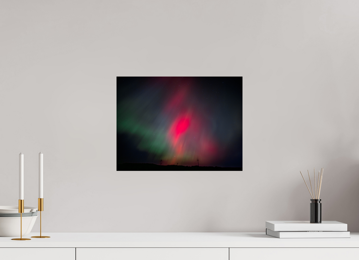 40 x 30 cm, Photo Print On Fuji Crystal DP II October 10th 2024 Aurora