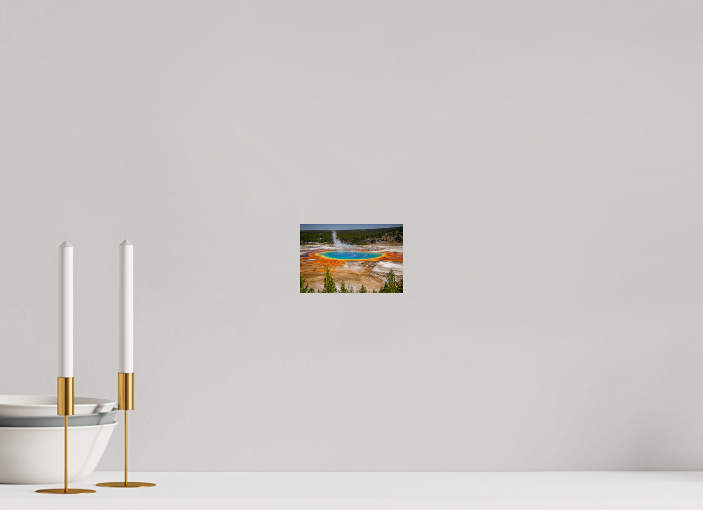 15 x 10 cm, Photo Print On Fuji Crystal DP II The Grand Prismatic Spring, Yellowstone