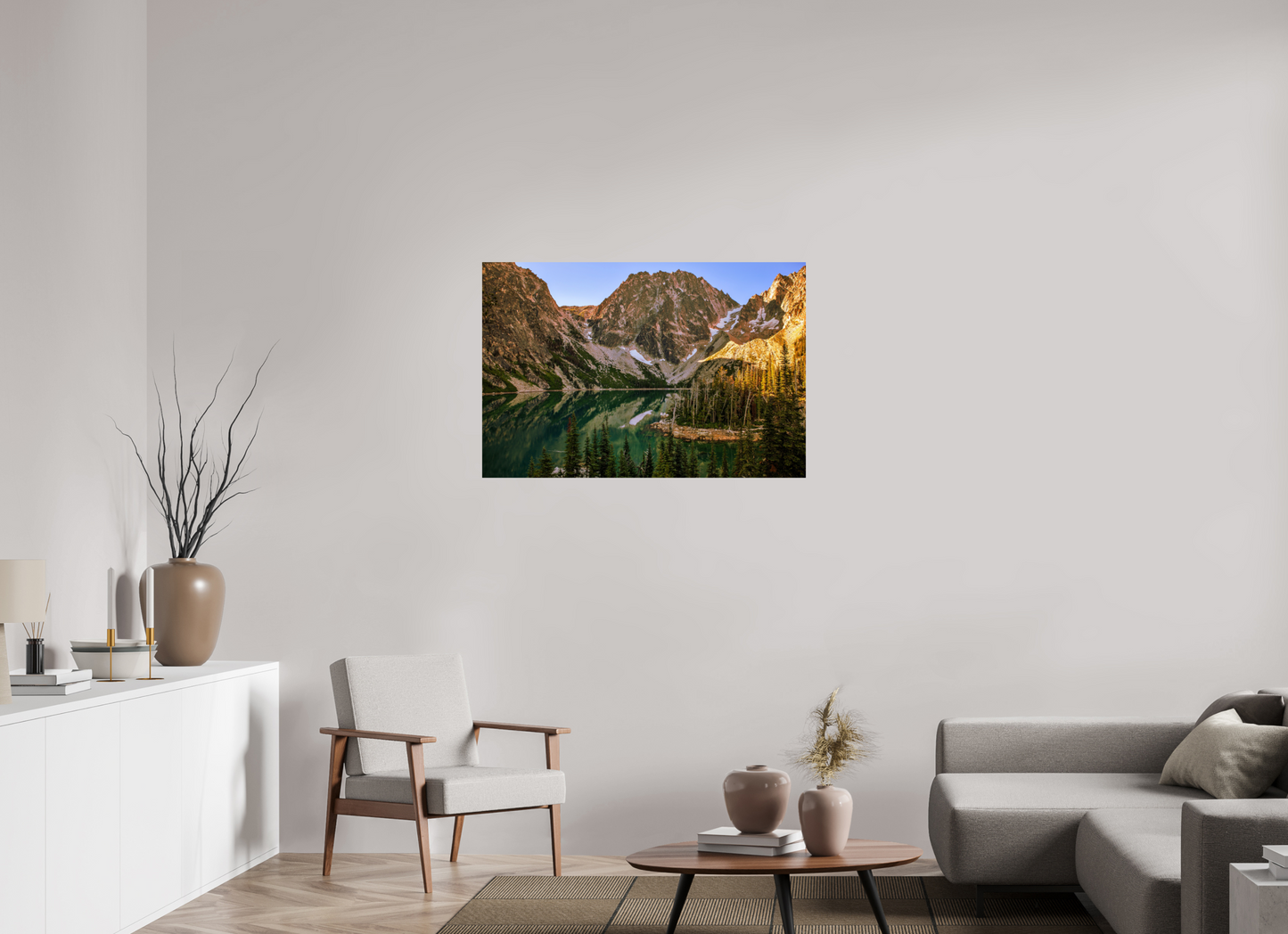 105 x 70 cm, Photo Print On Fuji Crystal DP II Colchuck Lake