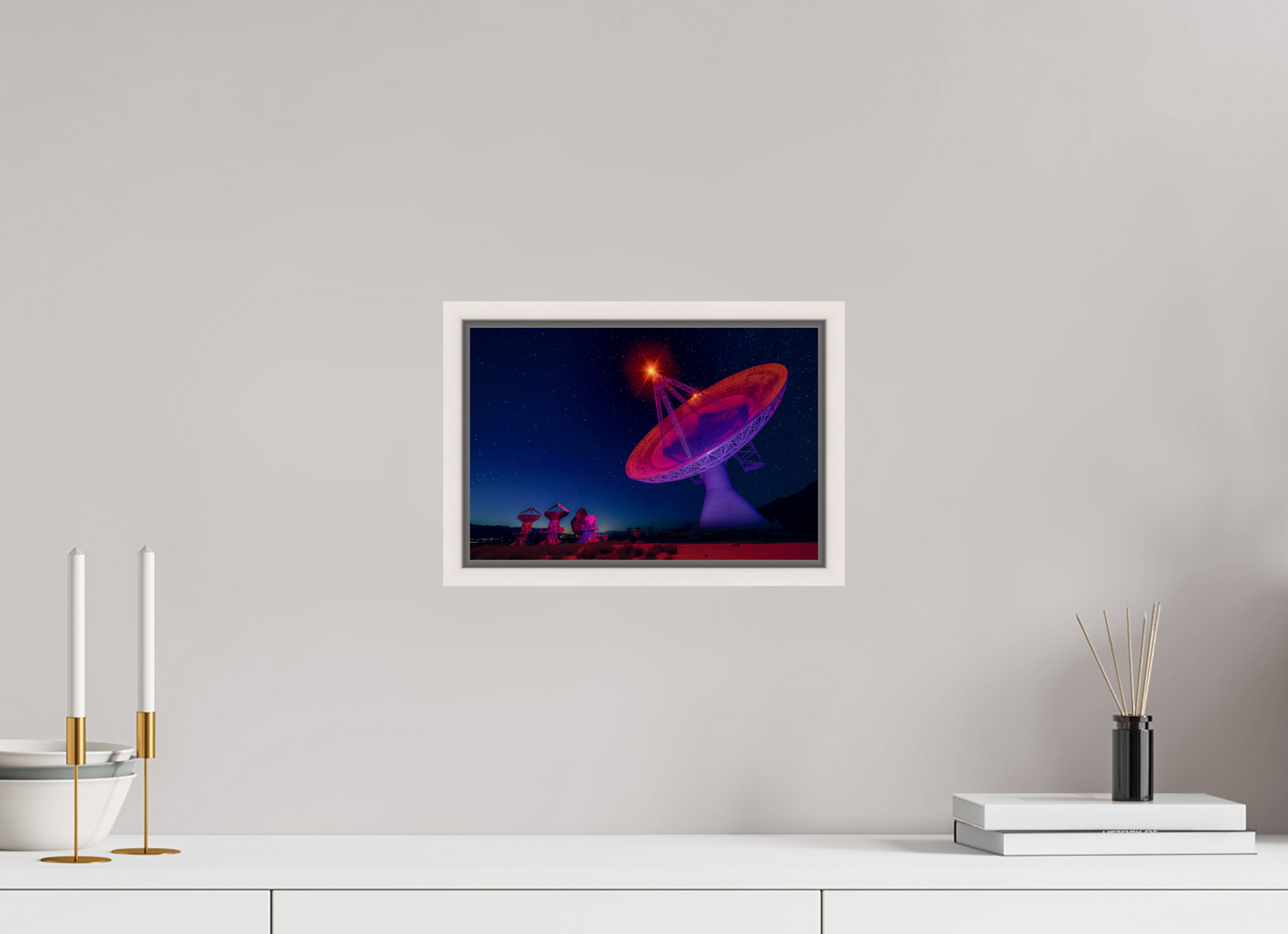 30 x 20 cm, White Frame Owens Valley Telescope