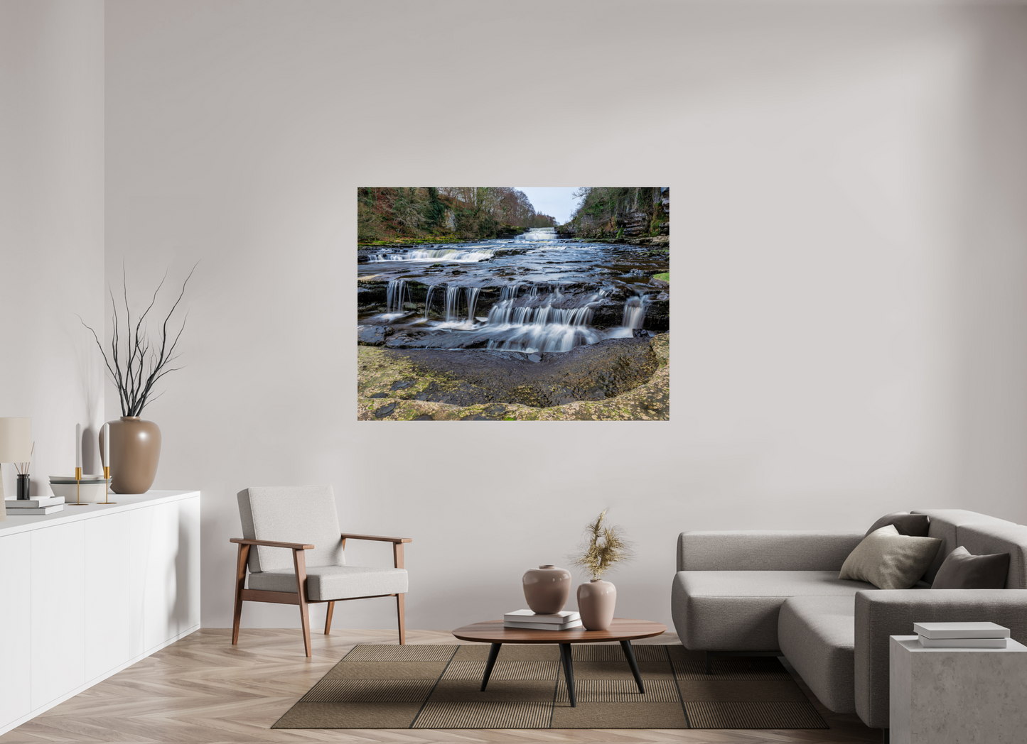 160 x 120 cm, Photo Print On Fuji Crystal DP II Lower Aysgarth Falls