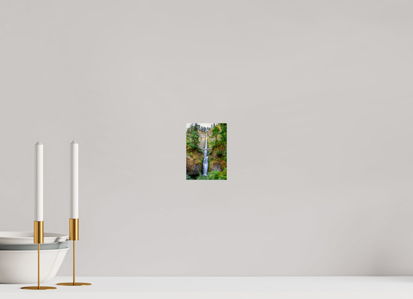 10 x 14 cm, Photo Print On Fuji Crystal DP II Multnomah Falls