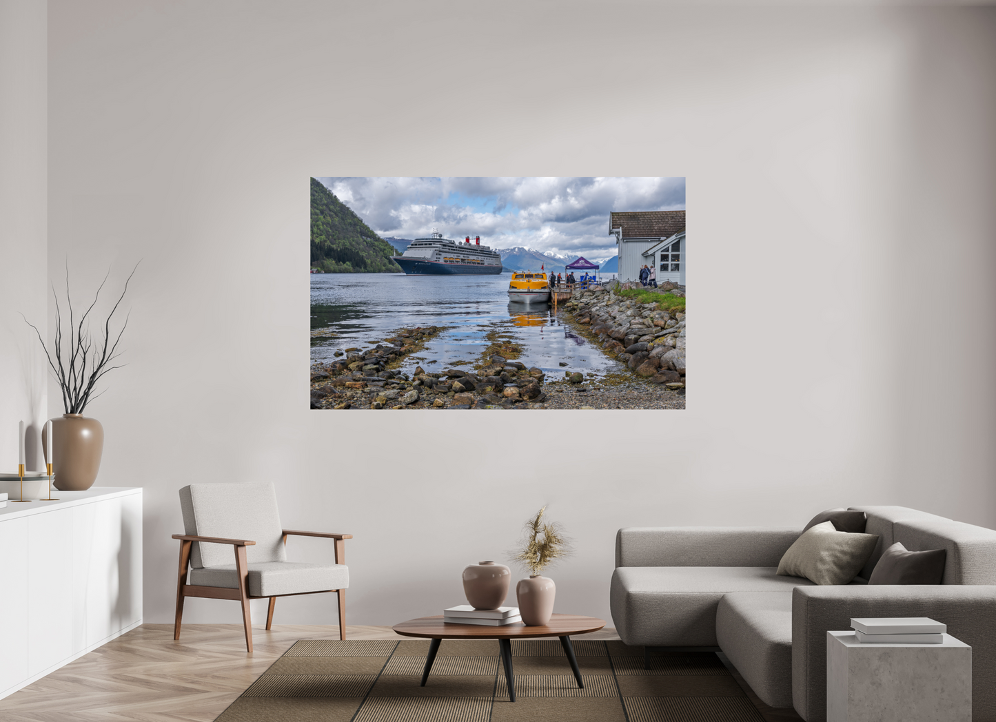 193.6 x 120 cm, Photo Print On Fuji Crystal DP II Borealis in Olden