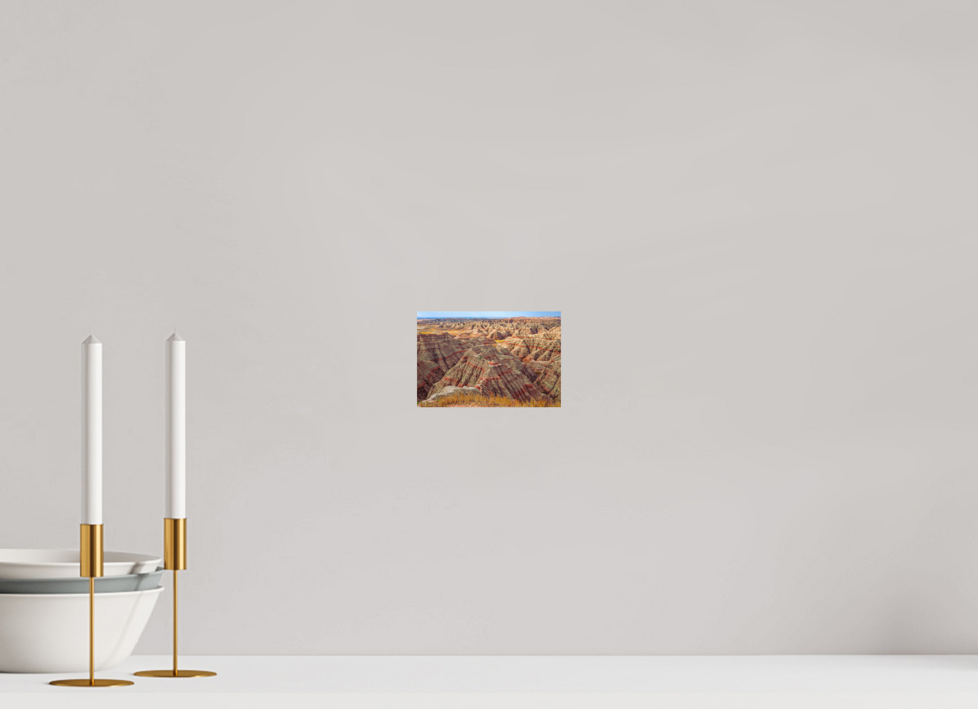 15 x 10 cm, Photo Print On Fuji Crystal DP II Badlands National Park, South Dakota