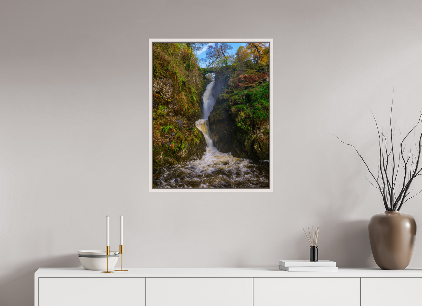 60 x 75 cm, White Frame Aira Force, Nov 2025
