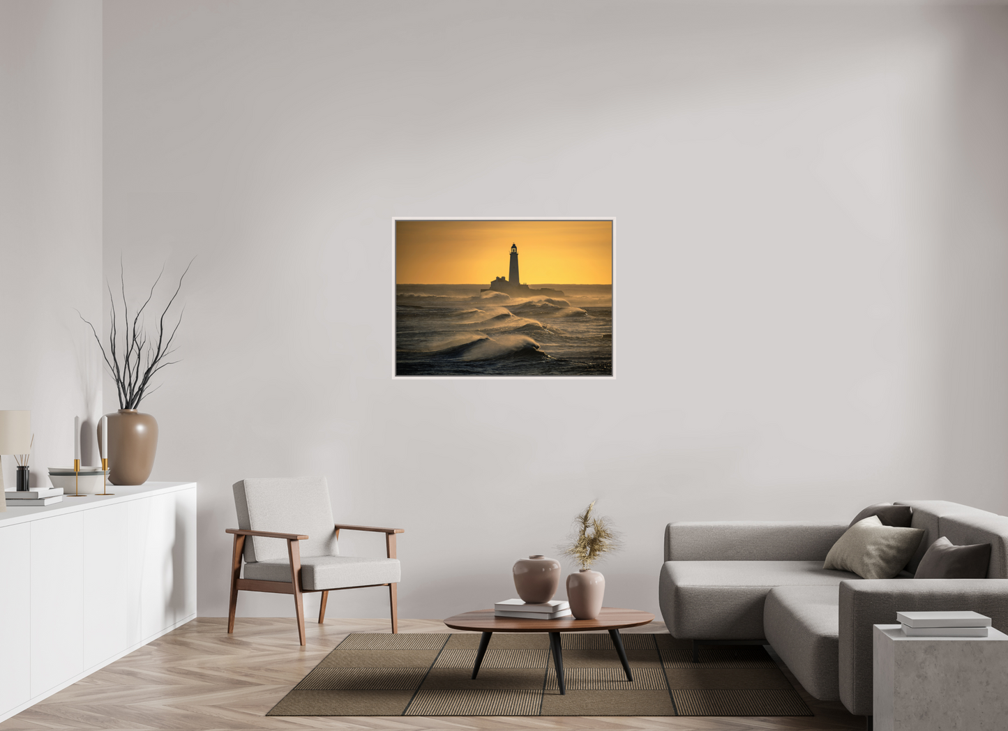 112 x 80 cm, White Frame St. Marys January 2025