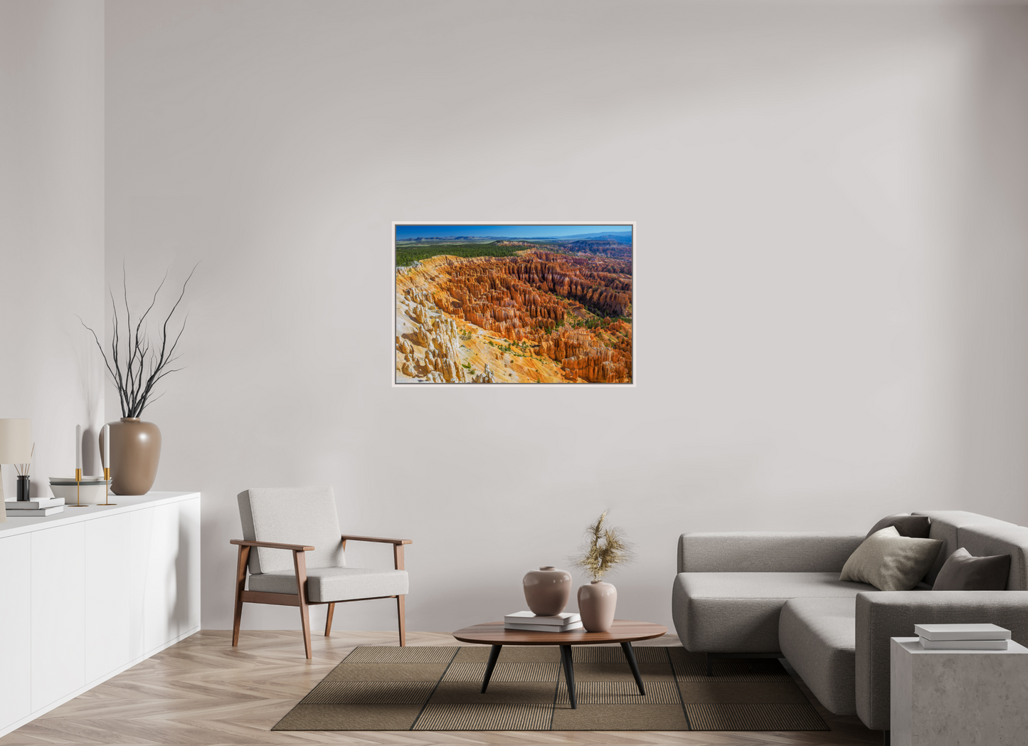 120 x 80 cm, White Frame Bryce Canyon