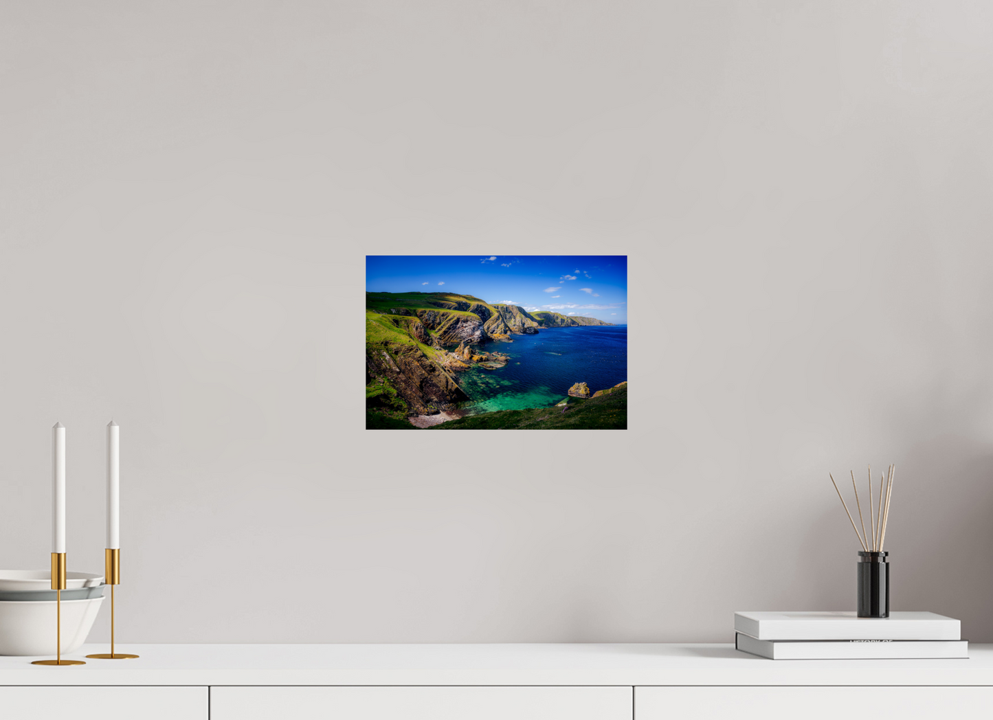 30 x 20 cm, Photo Print On Fuji Crystal DP II Looking west Near St Abbs Head
