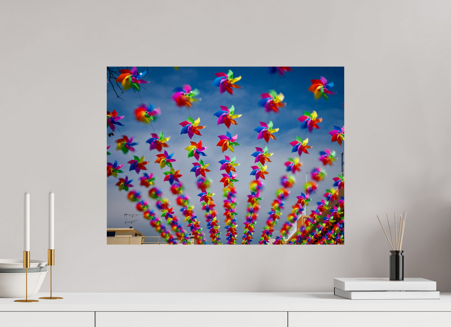 60 x 45 cm, Photo Print On Fuji Crystal DP II Cheung Chau Windmills