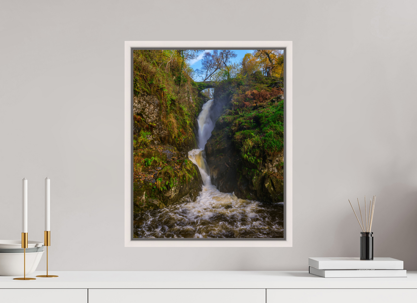 40 x 50 cm, White Frame Aira Force, Nov 2025