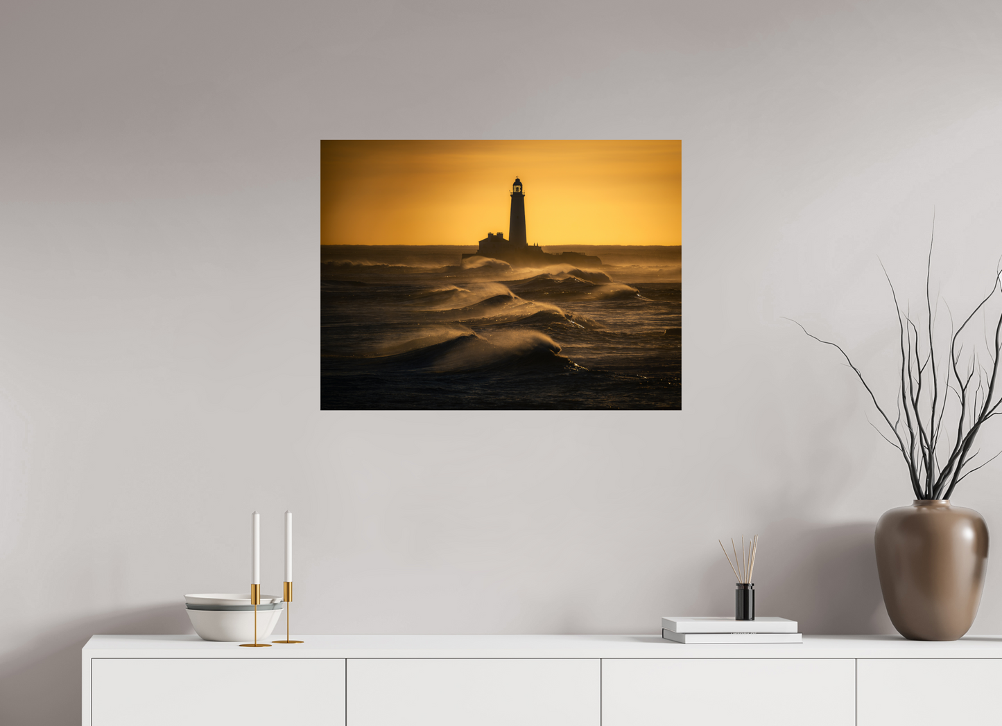 80 x 60 cm, Photo Print On Fuji Crystal DP II St. Mary's January Morning