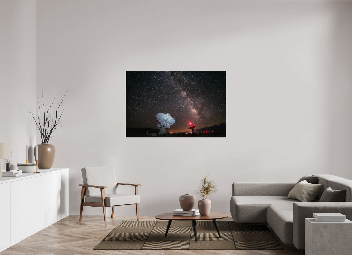 150 x 100 cm, Photo Print On Fuji Crystal DP II Owens Valley Milky Way