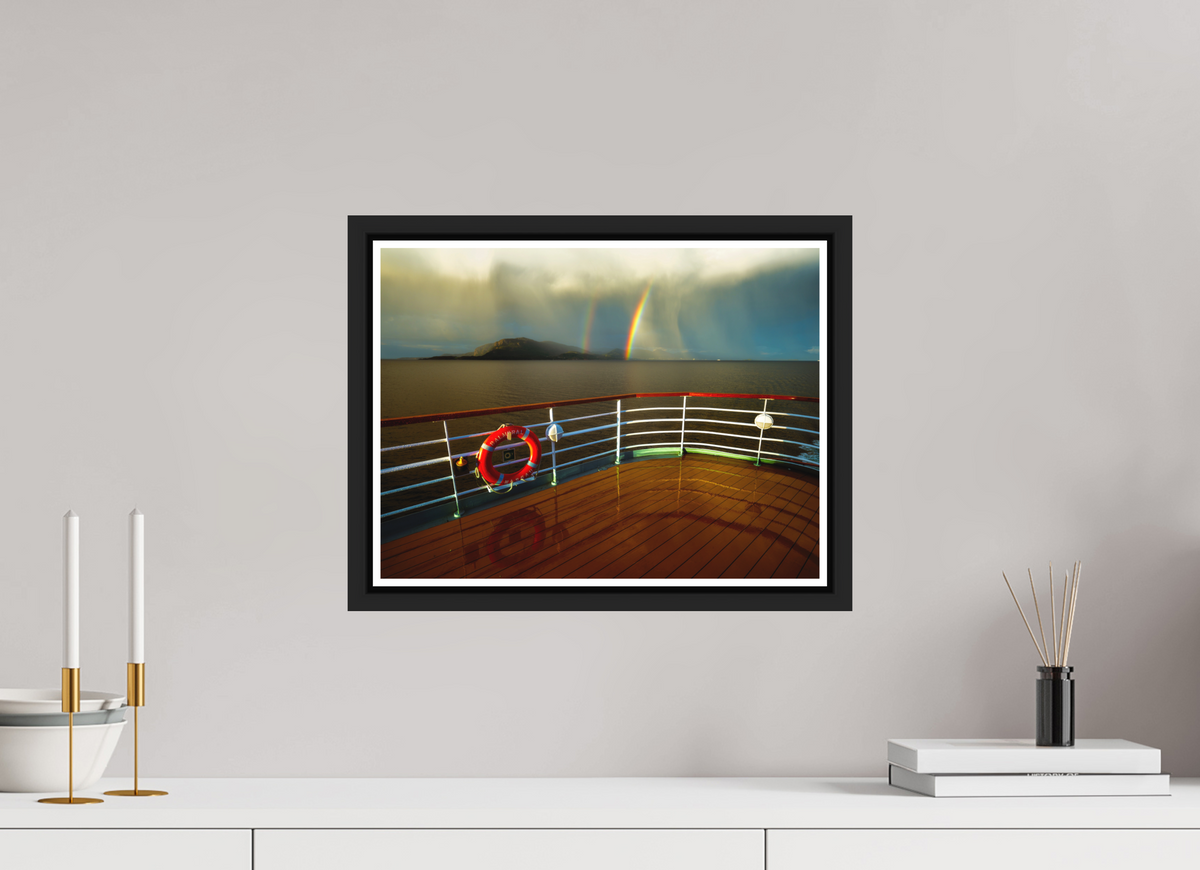 40 x 30 cm, Matt Black Frame After the squall, Molde September 2025