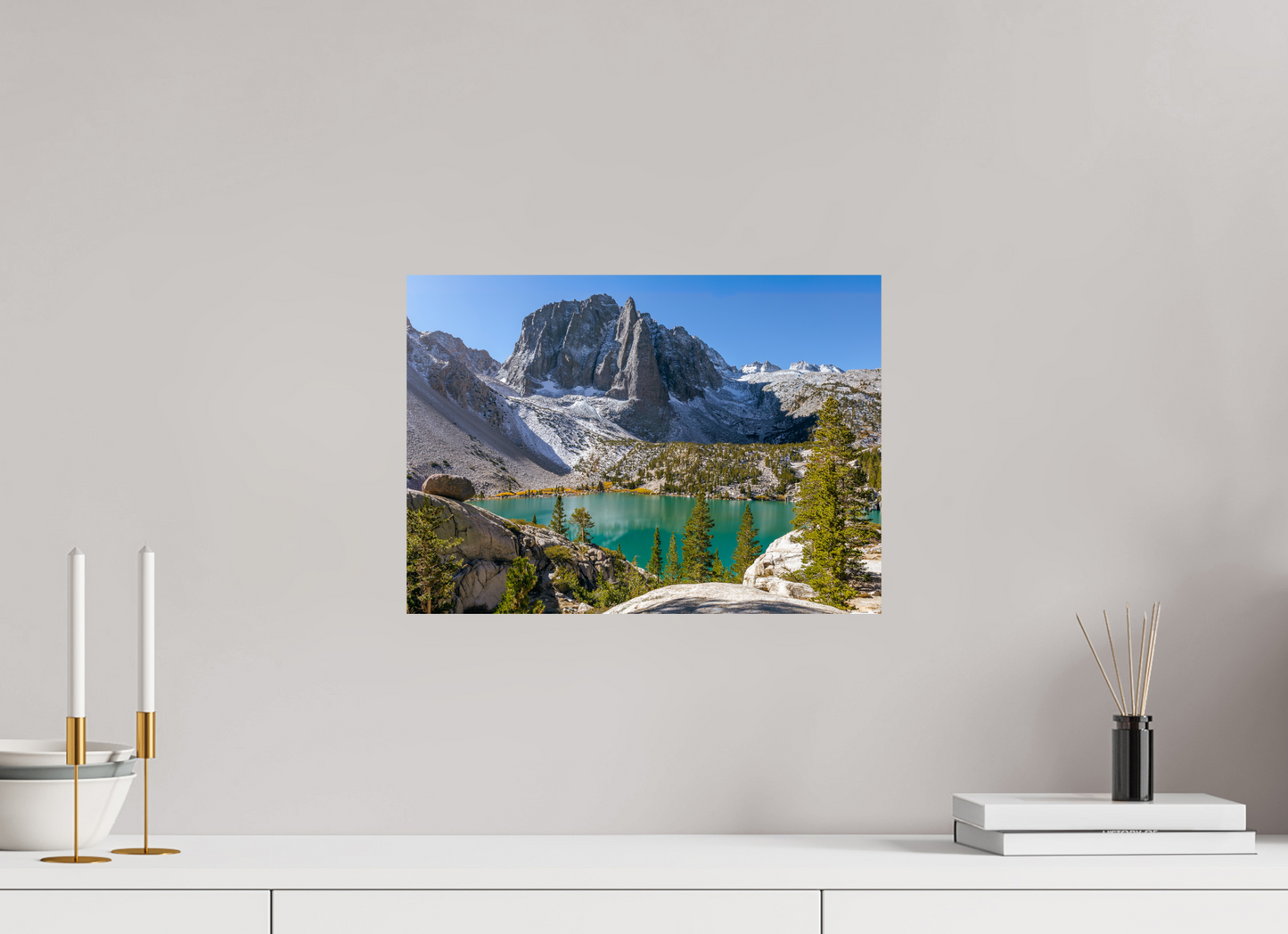 42 x 30 cm, Photo Print On Fuji Crystal DP II Second Lake.