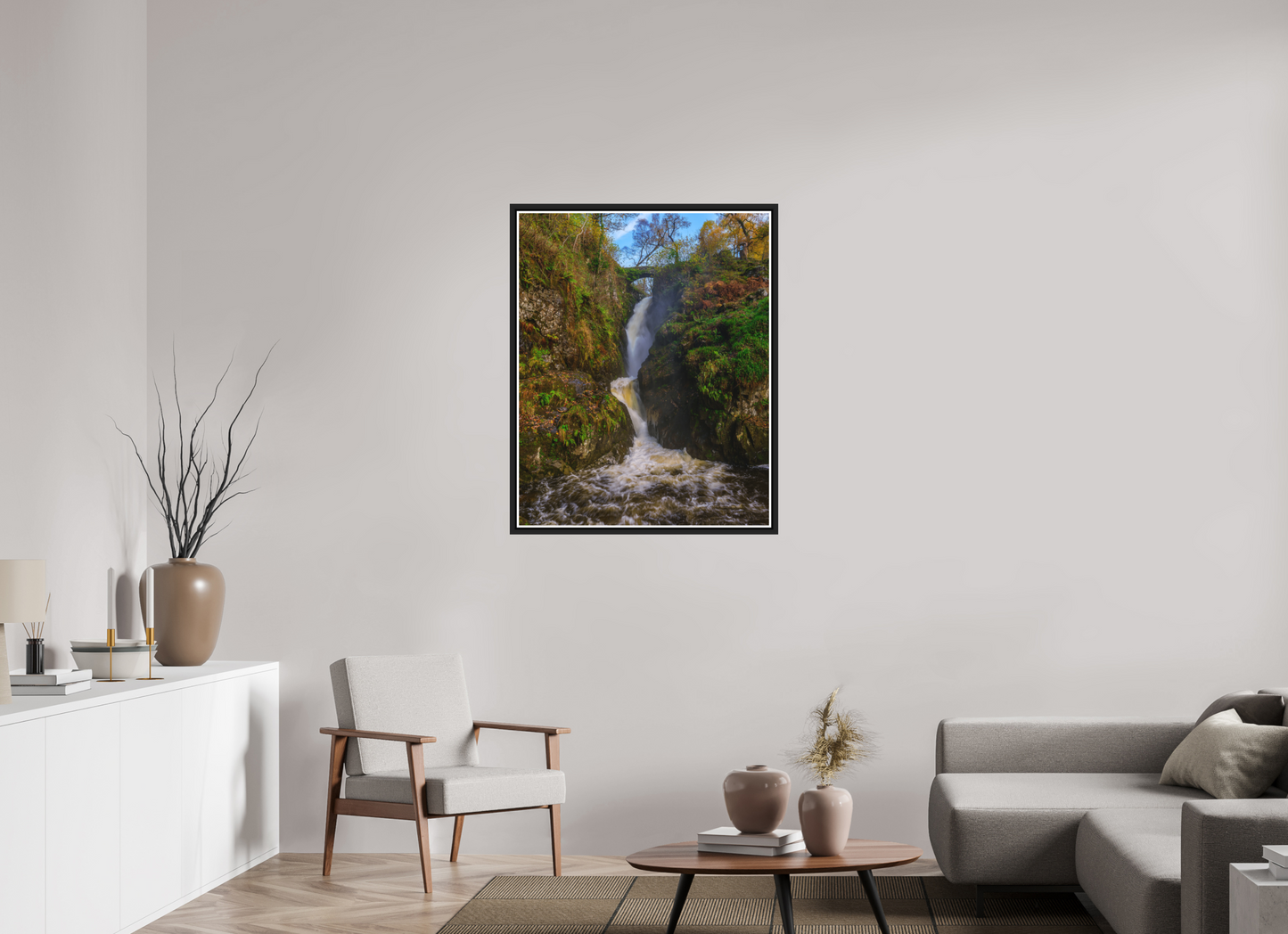 80 x 100 cm, Matt Black Frame Aira Force, Nov 2025