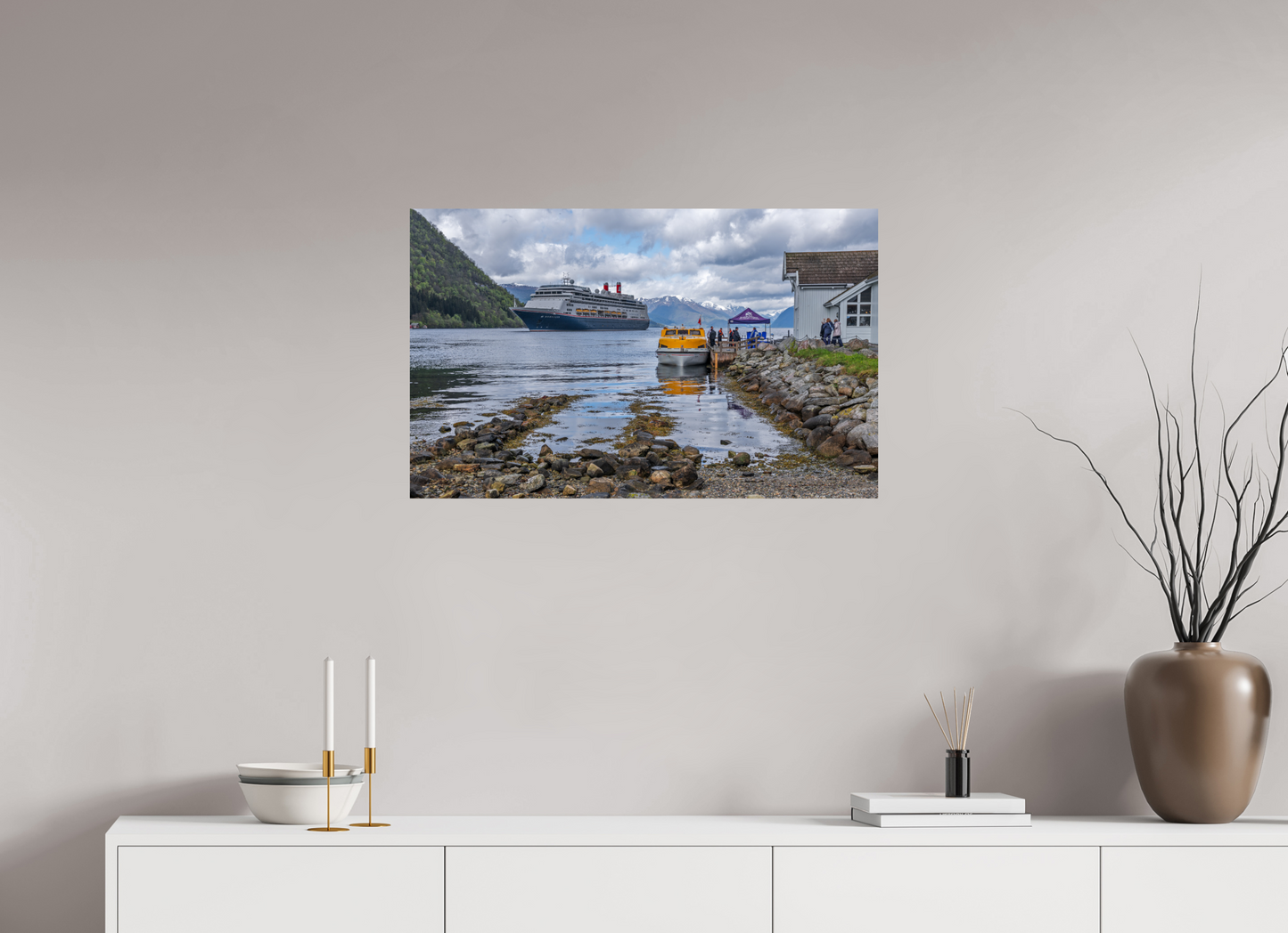 80.7 x 50 cm, Photo Print On Fuji Crystal DP II Borealis in Olden