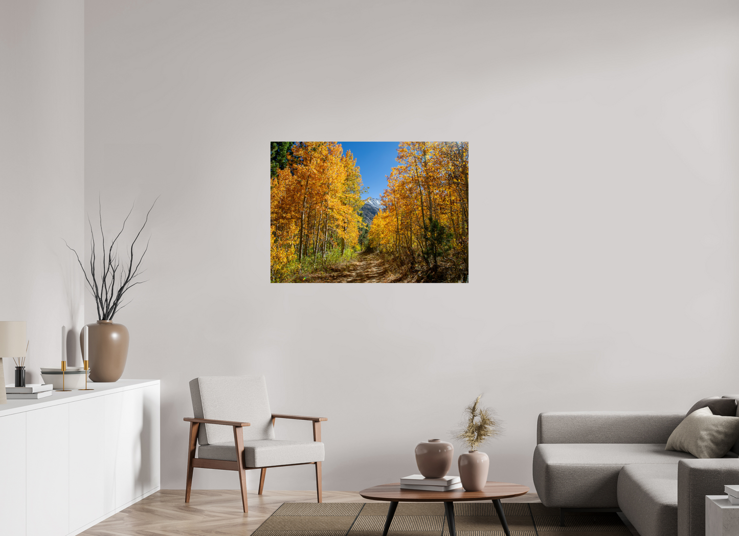 112 x 80 cm, Photo Print On Fuji Crystal DP II Autumn in the Sierras