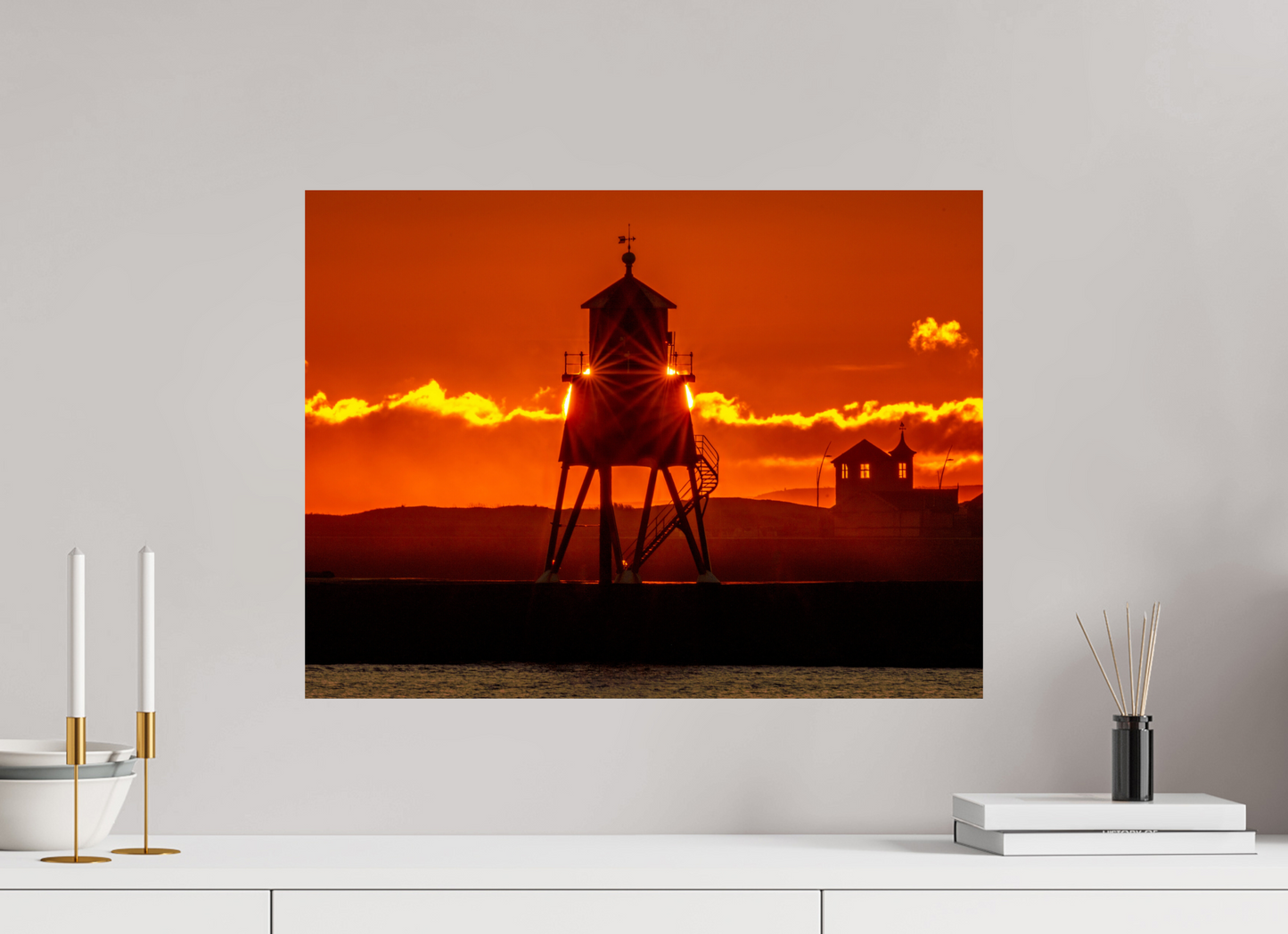 60 x 45 cm, Photo Print On Fuji Crystal DP II Last sunrise of 2025