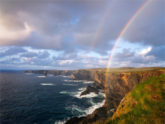 Main image Kilkee Cliffs rainbow
