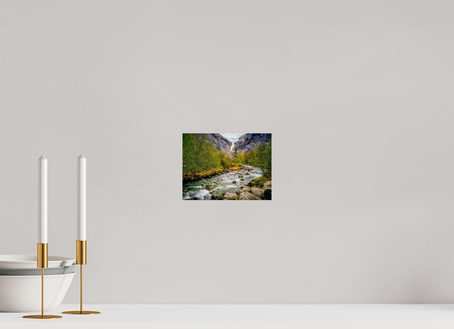 20 x 15 cm, Photo Print On Fuji Crystal DP II Briksdal Glacier 2025