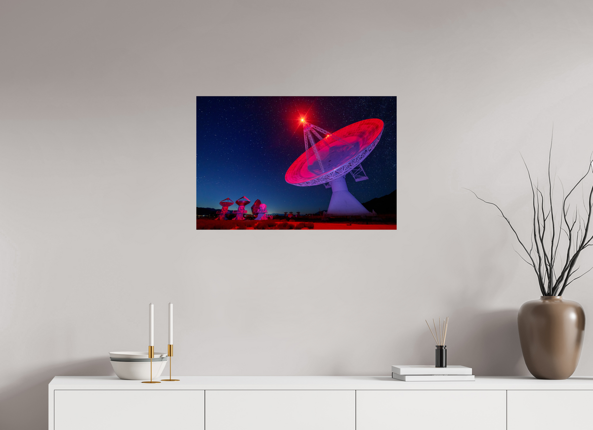 75 x 50 cm, Photo Print On Fuji Crystal DP II Owens Valley Radio Telescope