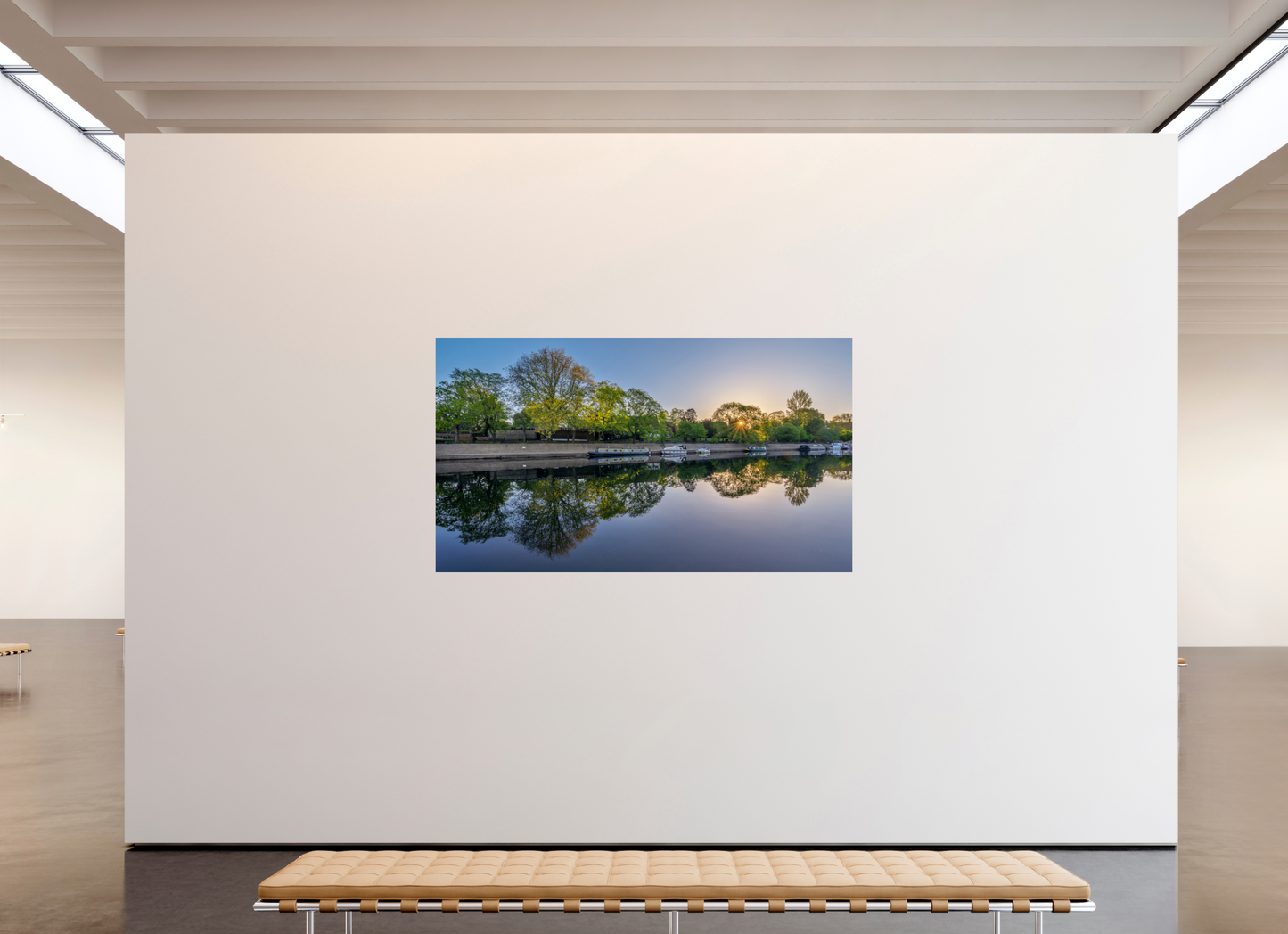 208 x 117 cm, Photo Print On Fuji Crystal DP II April Dawn on the Ouse, York