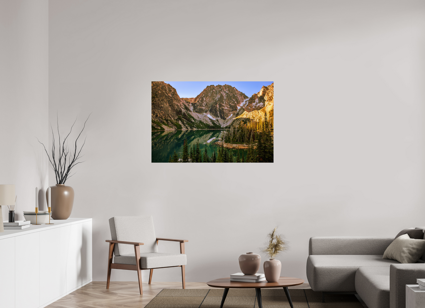 120 x 80 cm, Photo Print On Fuji Crystal DP II Colchuck Lake