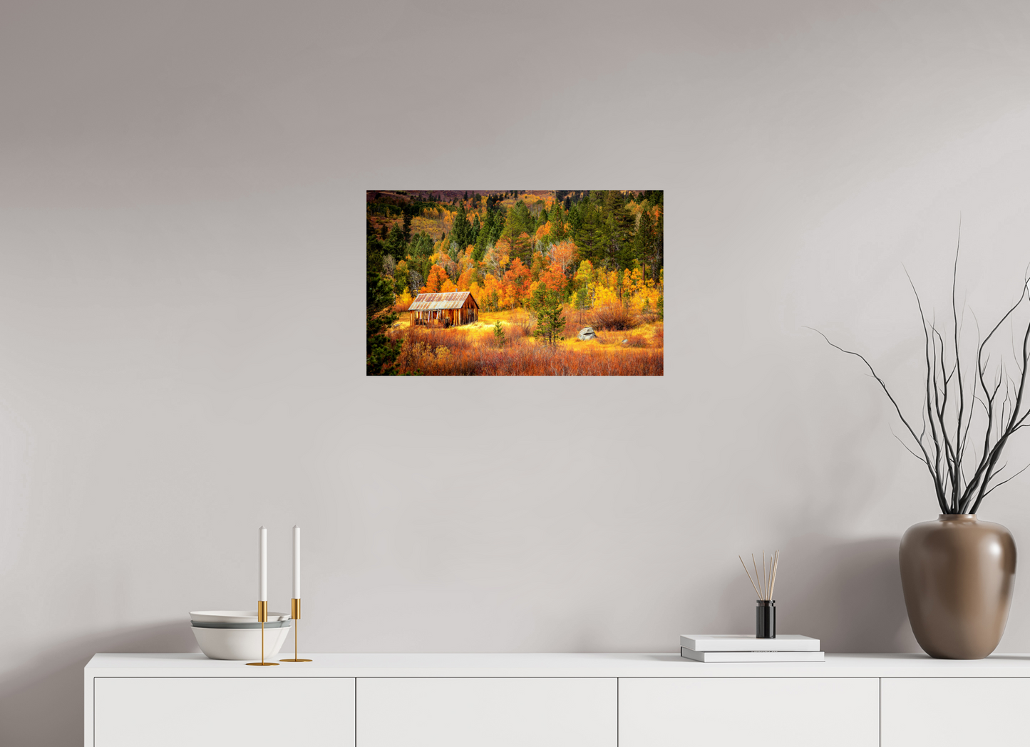 64 x 40 cm, Photo Print On Fuji Crystal DP II Hope Valley Barn