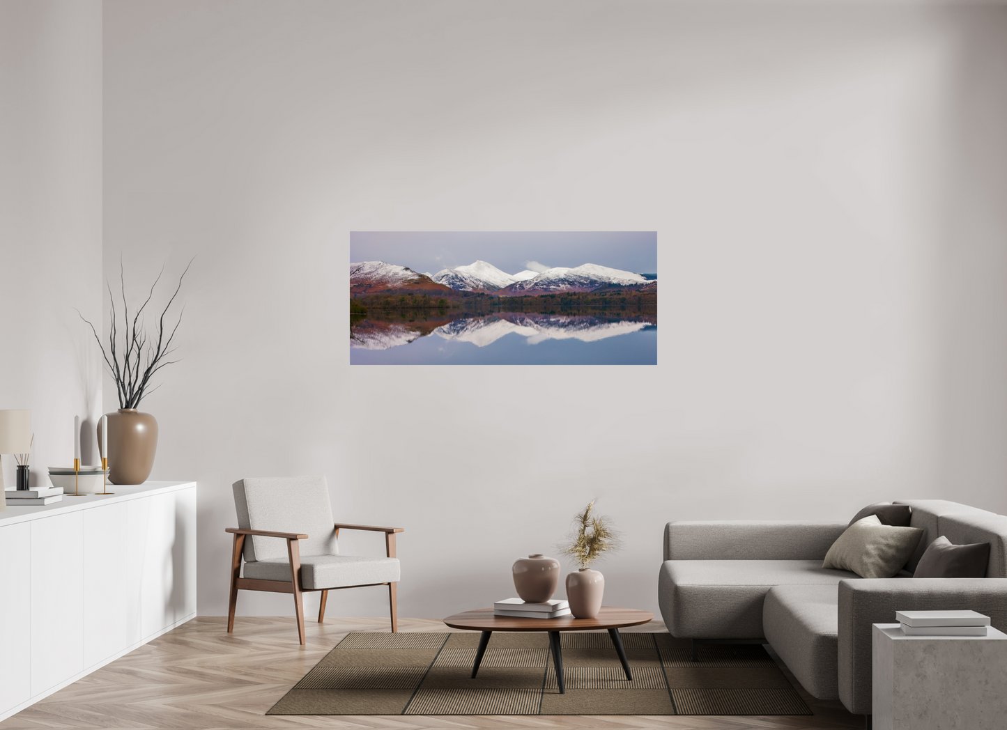 160.8 x 70 cm, Photo Print On Fuji Crystal DP II Derwentwater, January 2018