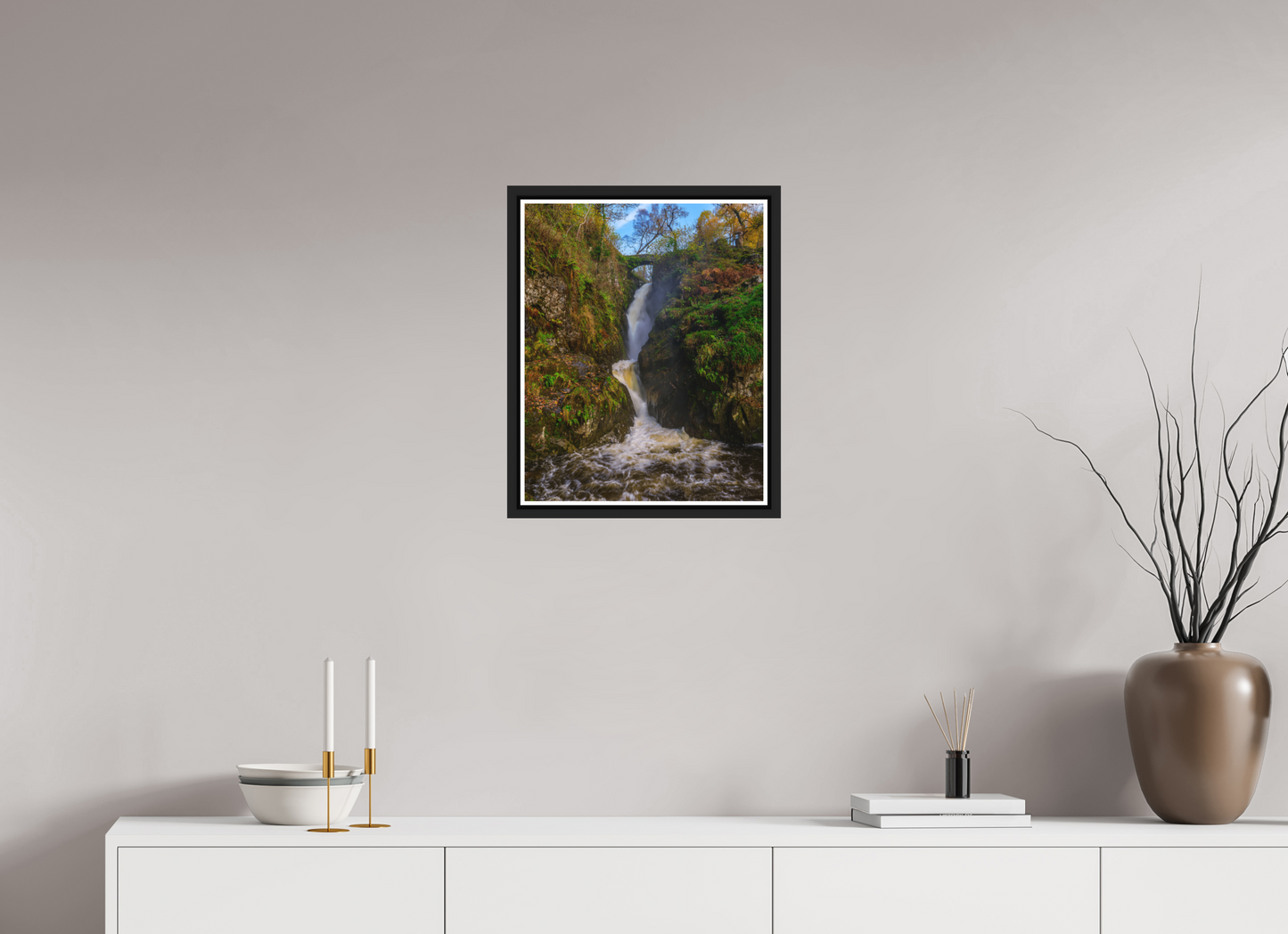 40 x 50 cm, Matt Black Frame Aira Force, Nov 2025