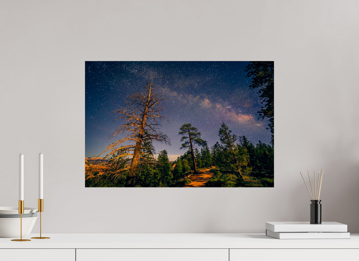 60 x 40 cm, Photo Print On Fuji Crystal DP II Bryce Canyon at Night