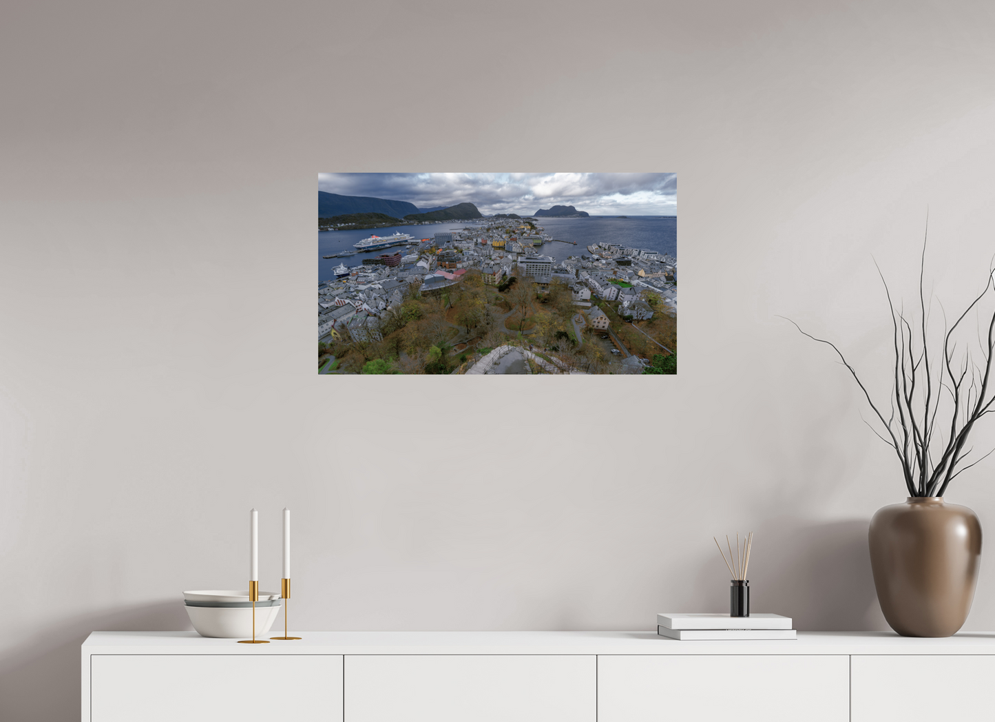 80 x 45 cm, Photo Print On Fuji Crystal DP II Balmoral in Alesund